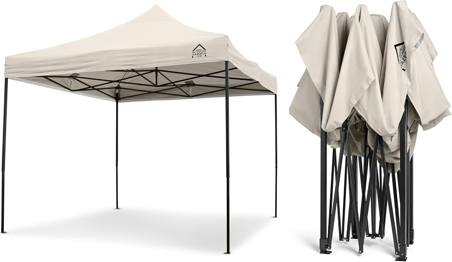 jardinito - Tonnelle pliante série premium - 3x3m - étanche, parois latérales, accessoires, haute qualité