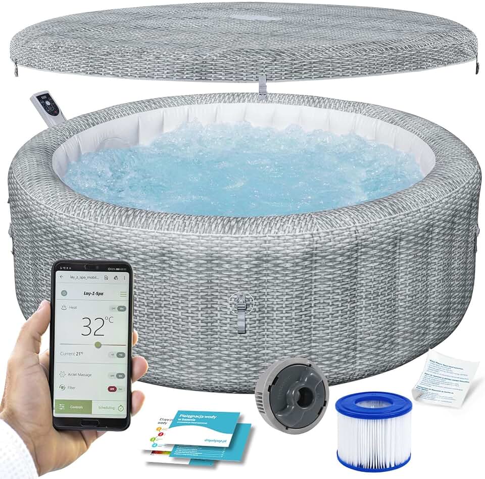 jardinito - Bali MaxHold EnergySense UltraFit 196x71cm gris, AirJet 77