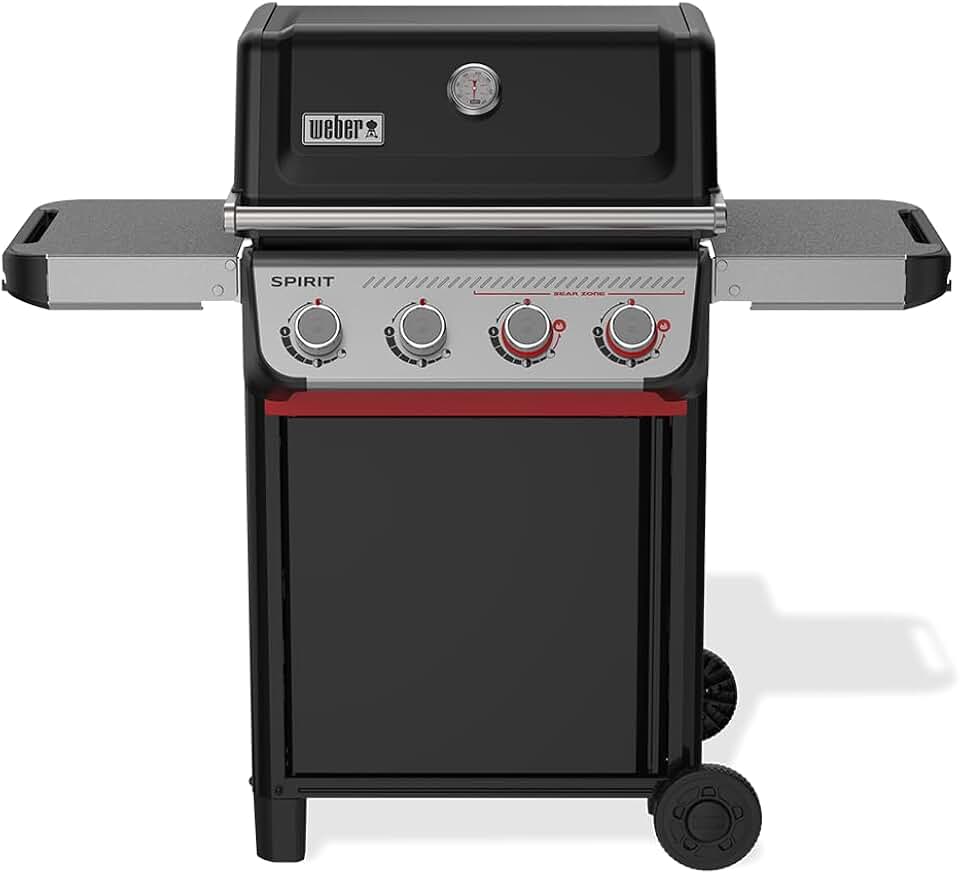 jardinito - Spirit E-425 - barbecue gaz 4 brûleurs, mix plancha, 8200W
