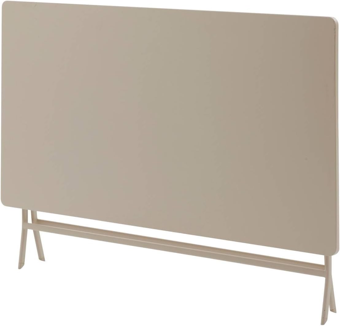 jardinito - Greensboro - table pliante rectangulaire 6 places - acier epoxy antirouille