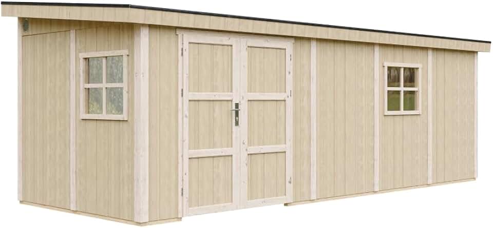 jardinito - Abri de jardin premium 14,3m², panneaux LP, sans plancher, M941B