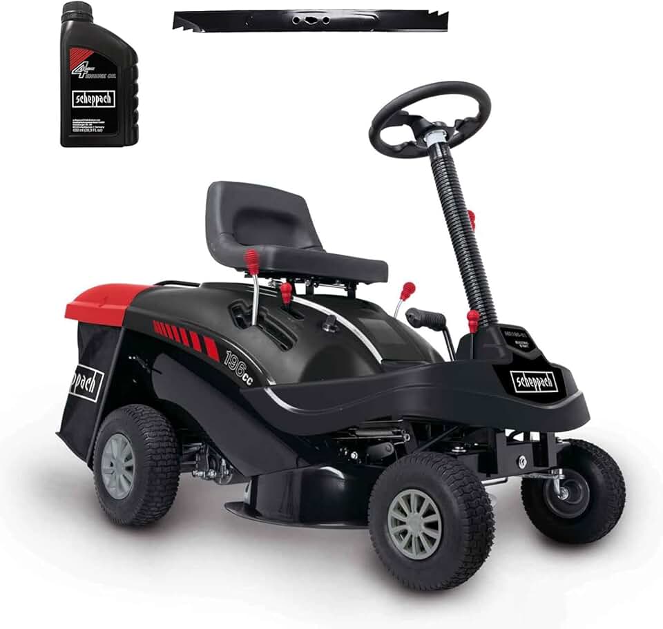 jardinito - MR196-61 - 61cm - tondeuse thermique autoportée 6,5CV, bac 150L