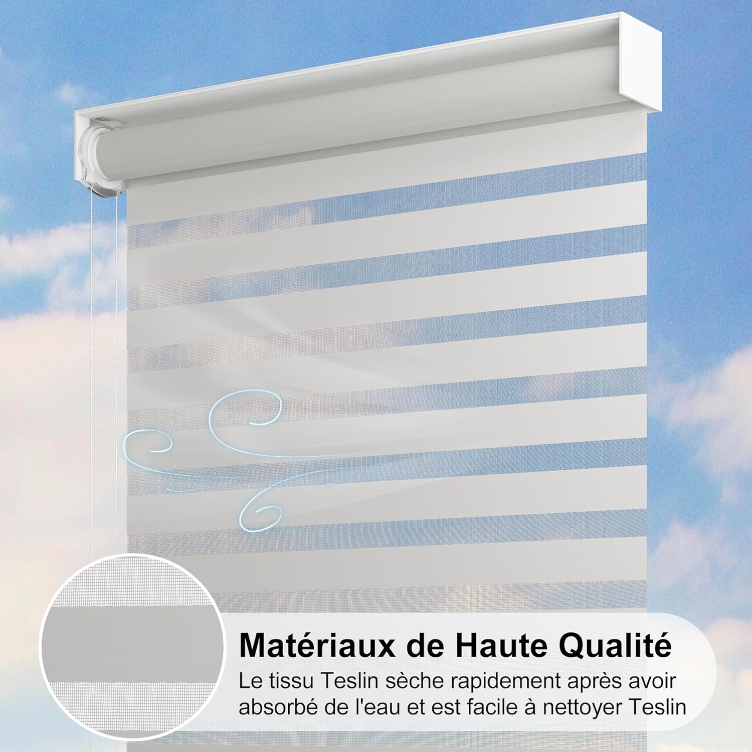 jardinito - pergola bioclimatique - 4,24x3m - aluminium, stores enrouleurs, lames orientables