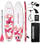 jardinito Stand Up Paddle Planche de Surf Sup Gonflable Complet Accessoires Pagaie Réglable, Pompe...