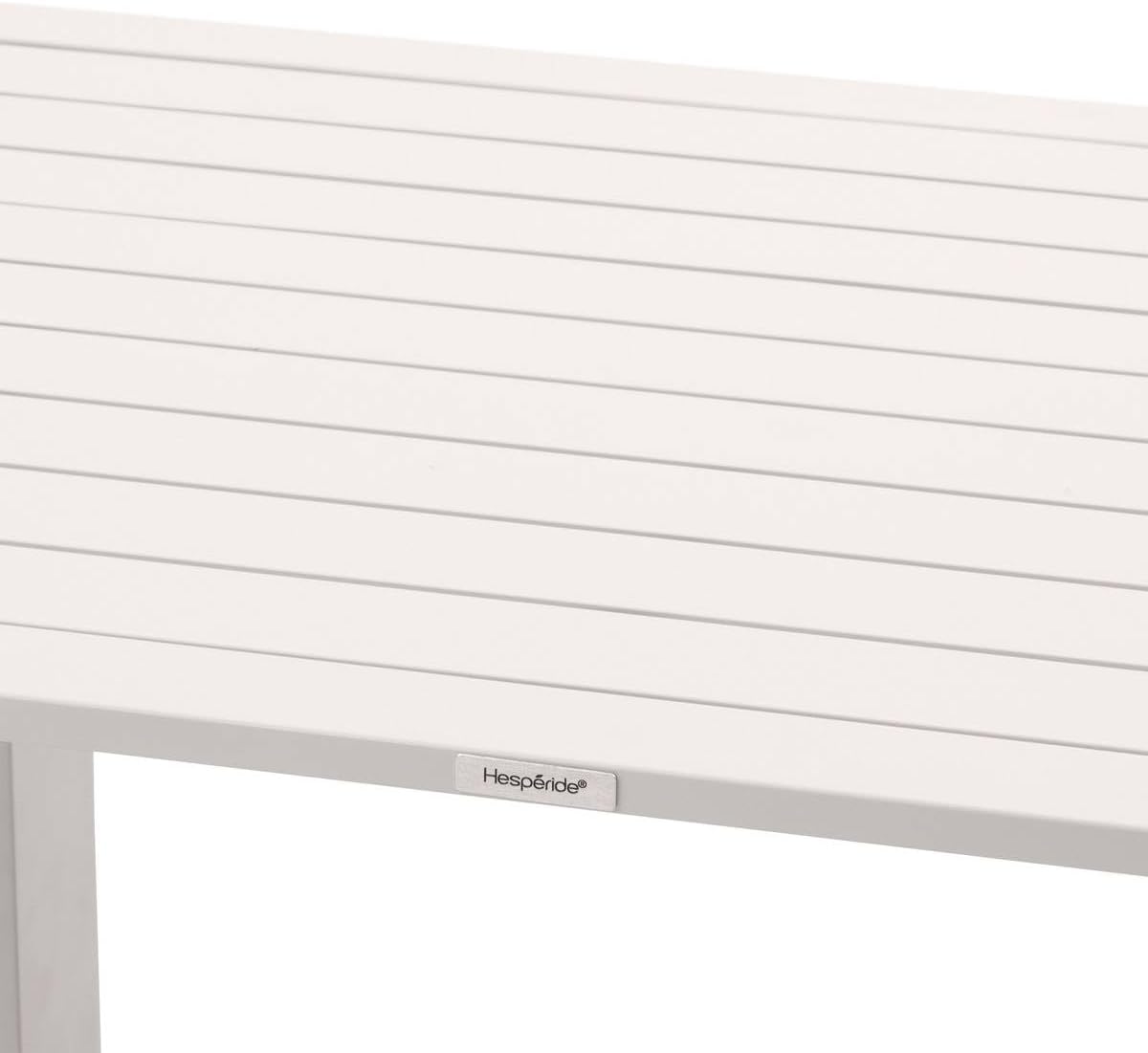 jardinito - Salimia - 150x80 cm - table jardin relevable, alu, 6-8 pers