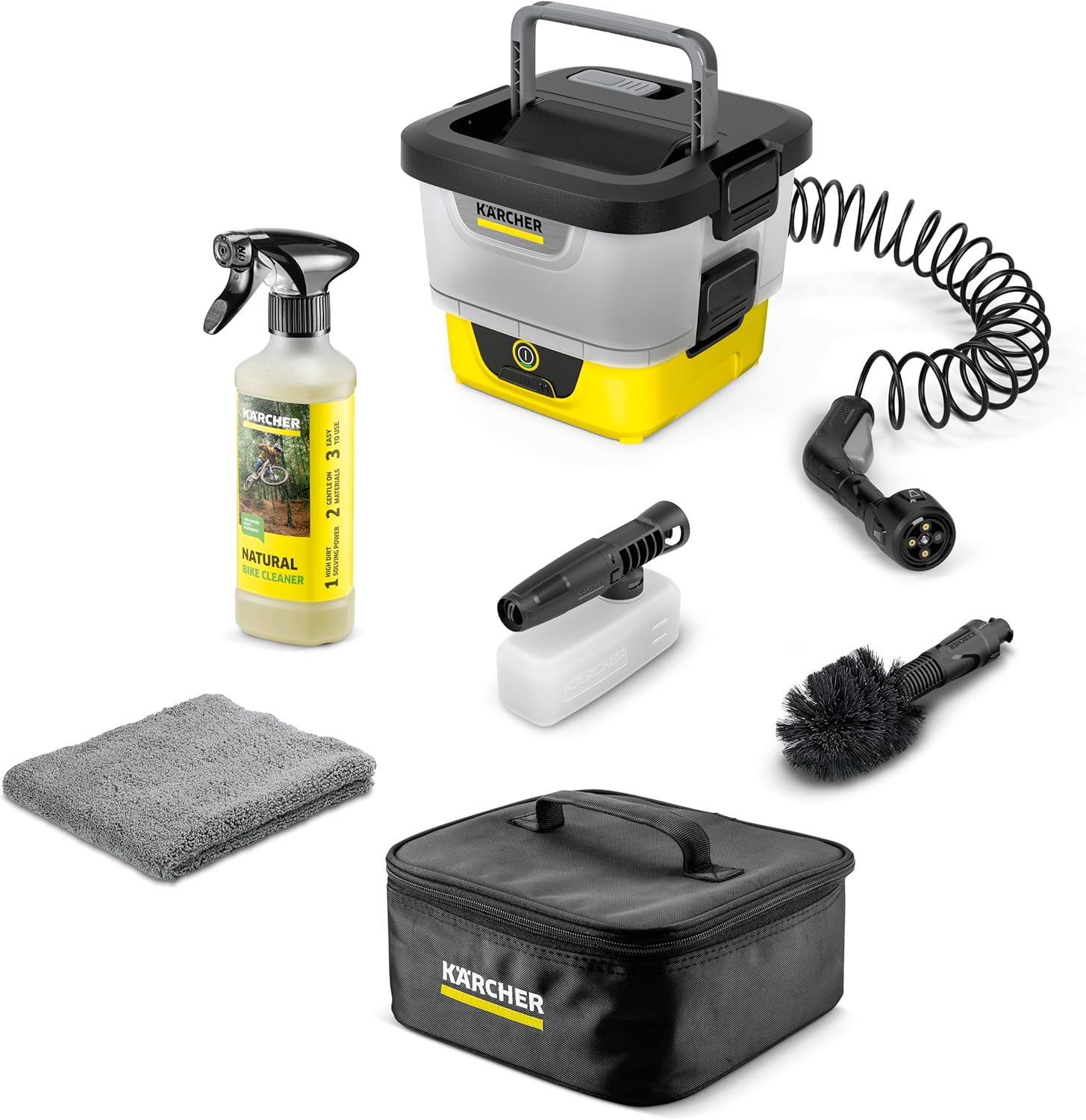 jardinito - OC 4 kit vélo - 3,1 kg - 8L, 2L/min, batterie Li-ion