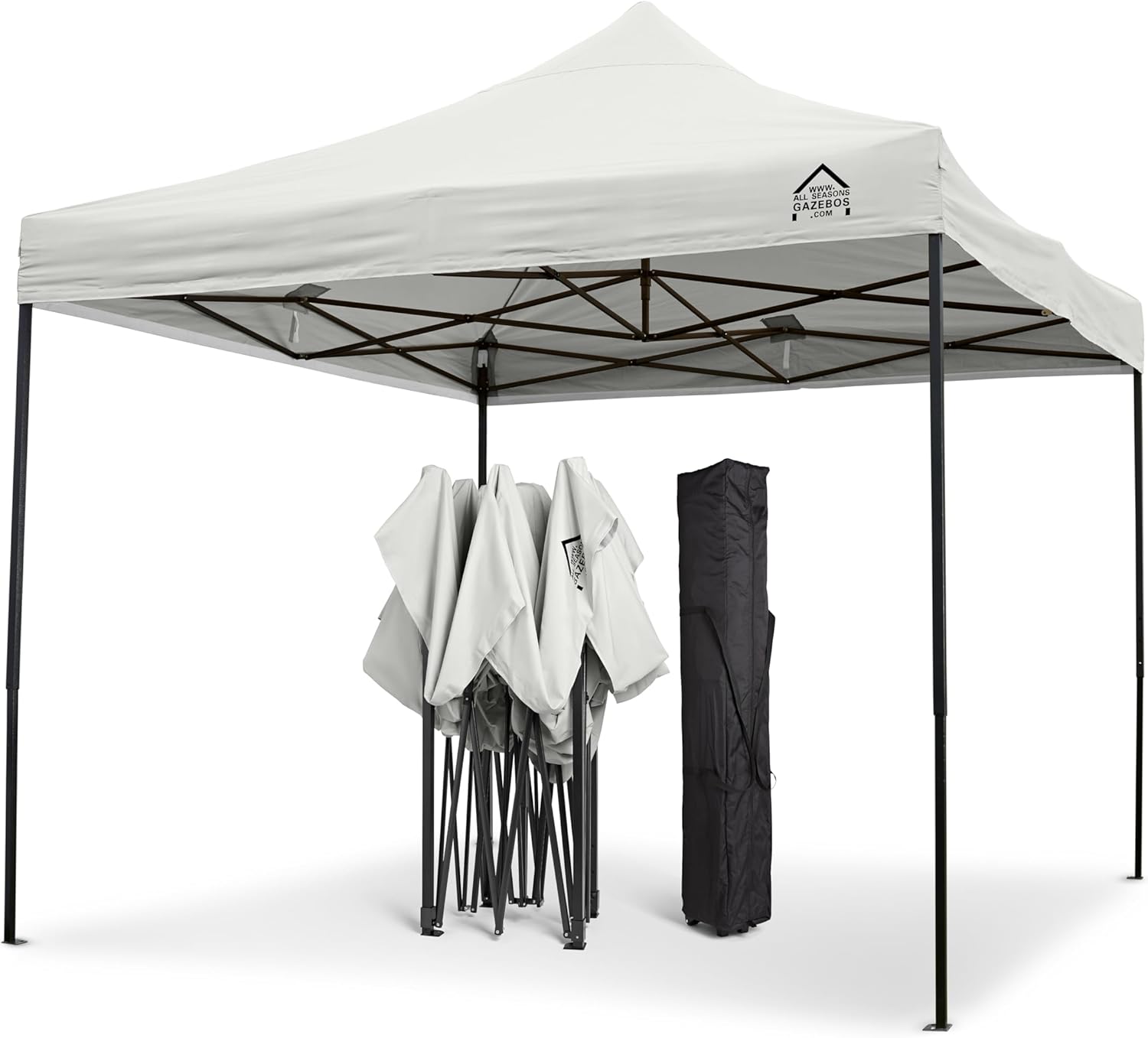 jardinito - Pop-up tonnelle série 3x3m - blanche, 100% imperméable