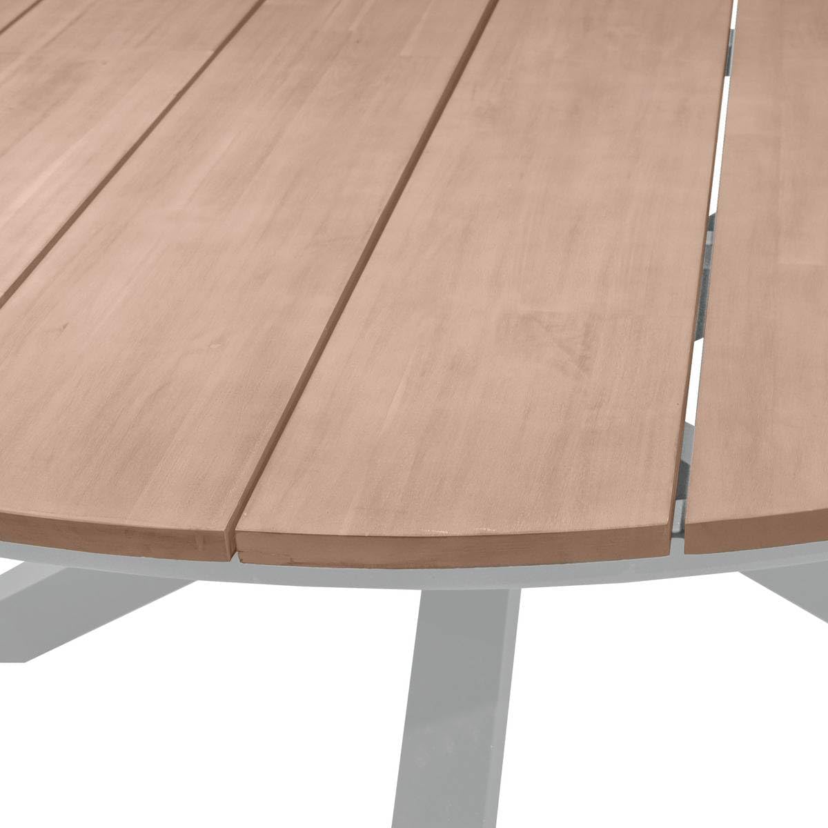 jardinito - Oriengo - diamètre 160 cm - aluminium acacia 8 places