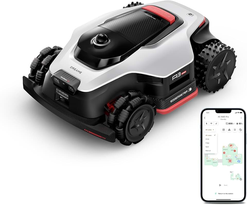 jardinito - A3 AWD Pro - 3500 m² - AWD, LiDAR 3D, IA, pente 80%, bord <3cm