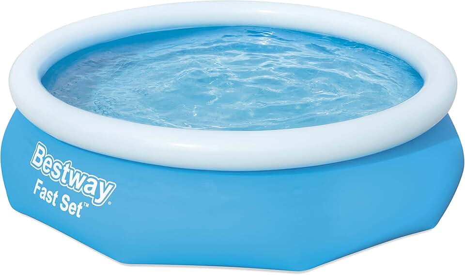 jardinito 57266 Piscine Hors Sol Fast Set diamètre 305 x 76 cm Effet Pierres