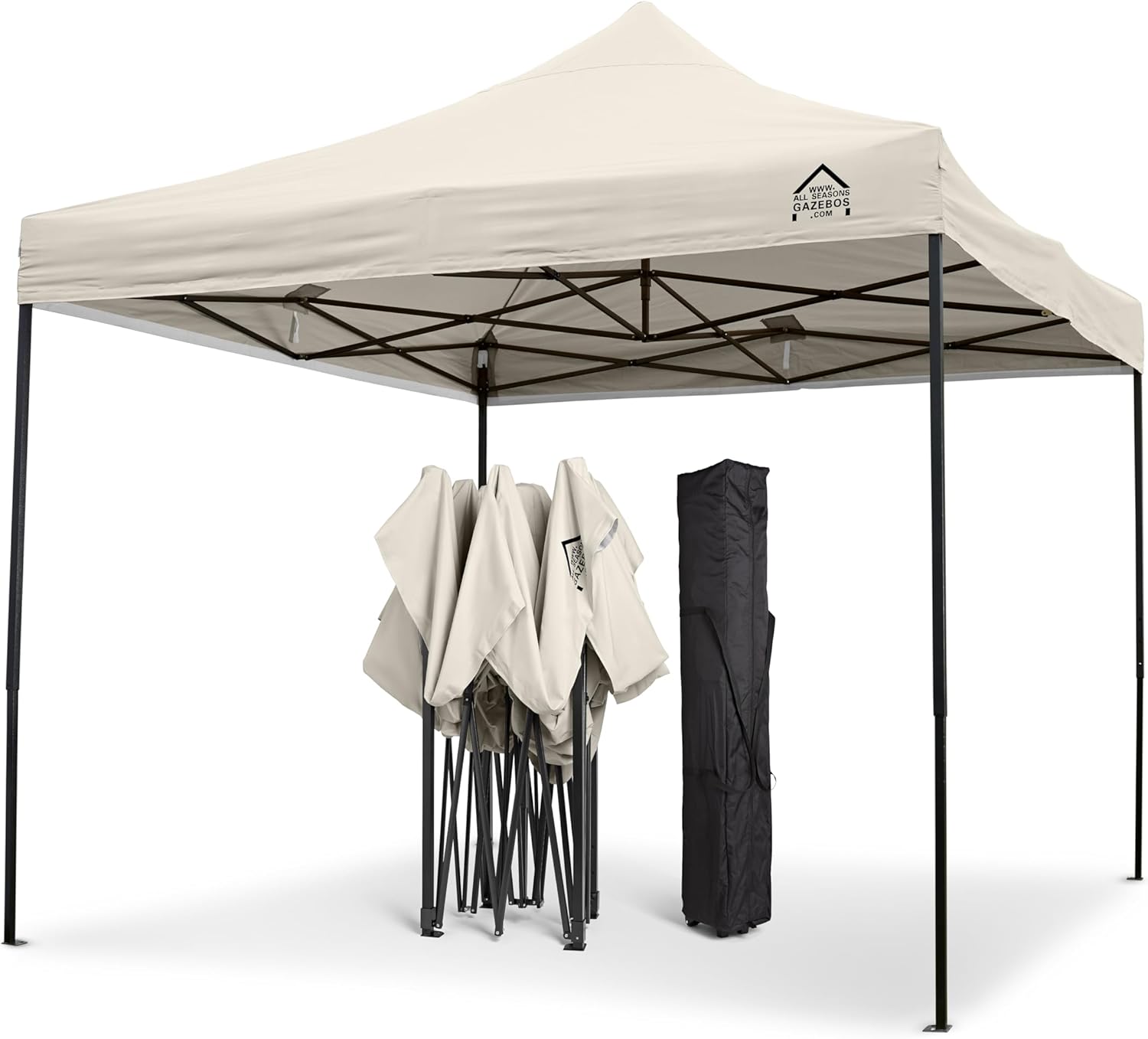 jardinito - Tonnelle pliante série premium - 3x3m - étanche, parois latérales, accessoires, haute qualité