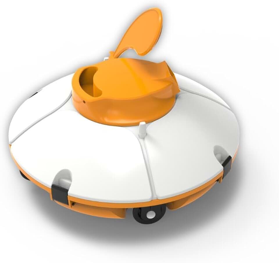 jardinito - Robot Piscine Frisbee - 5x3m - Nettoyage fond plat