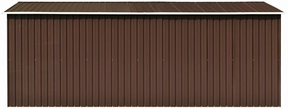 jardinito Abri de Jardin 257x489x181 cm Métal Marron,Maison & Jardin, Pelouses & Jardins, Vie en extérieur, Structures extérieures, Cabanes & abris de Jardin, Brun (Poids 105.6KG)