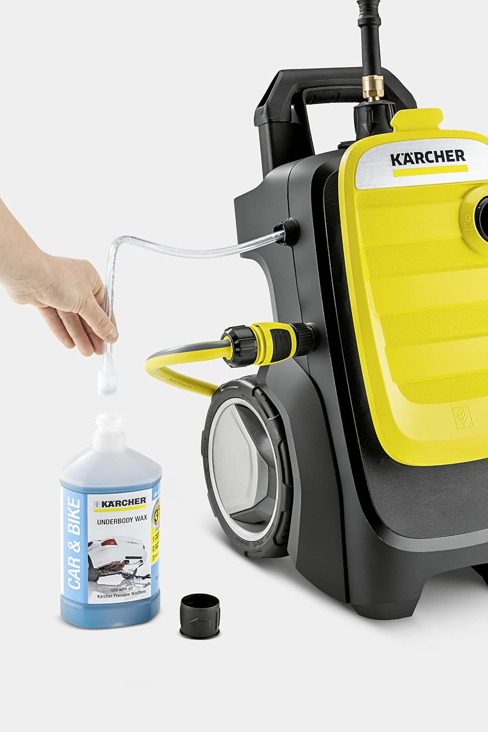 jardinito - K7 Compact - 180 bar, 600 l/h - Nettoyeur haute pression, 16 kg, rotabuse, lance