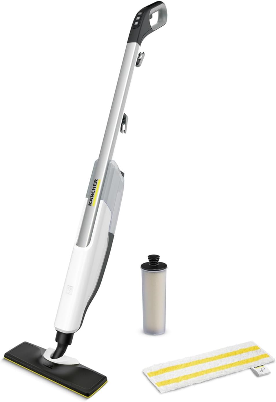 jardinito Nettoyeur Vapeur SC 2 Upright, Préchauffage : 30 s, Surface : 50 m², Réservoir : 0,4 l, Puissance : 1600 W, avec Buse de Sol EasyFix, Serpillière Microfibres, Cartouche Détartrante