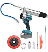 jardinito Pompe à graisse sans fil pour jardinito 18V Batterie - 13000 PSI Pompe à graisse électrique, 650ml Cartouche de Graisse...