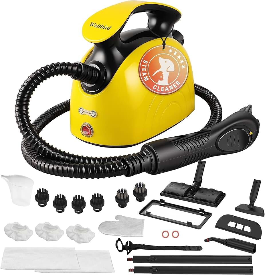 jardinito - Nettoyeur vapeur 21 accessoires, 248°F, sols & canapés