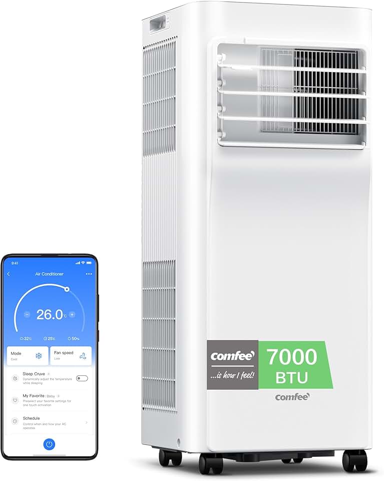 jardinito' - Breezy Cool 2.0 - compact - 7000 BTU, contrôle APP, Alexa