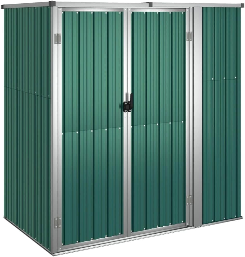 jardinito Abri à Outils de Jardin Vert 161x89x161 cm Acier galvanisé, Maison & Jardin, Pelouses & Jardins, Vie en extérieur, Structures extérieures, Cabanes & abris de Jardin, Vert, (Poids 29.62KG)