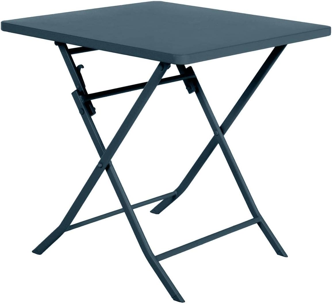 jardinito - Greensboro - table pliante 2 places acier époxy 70x70