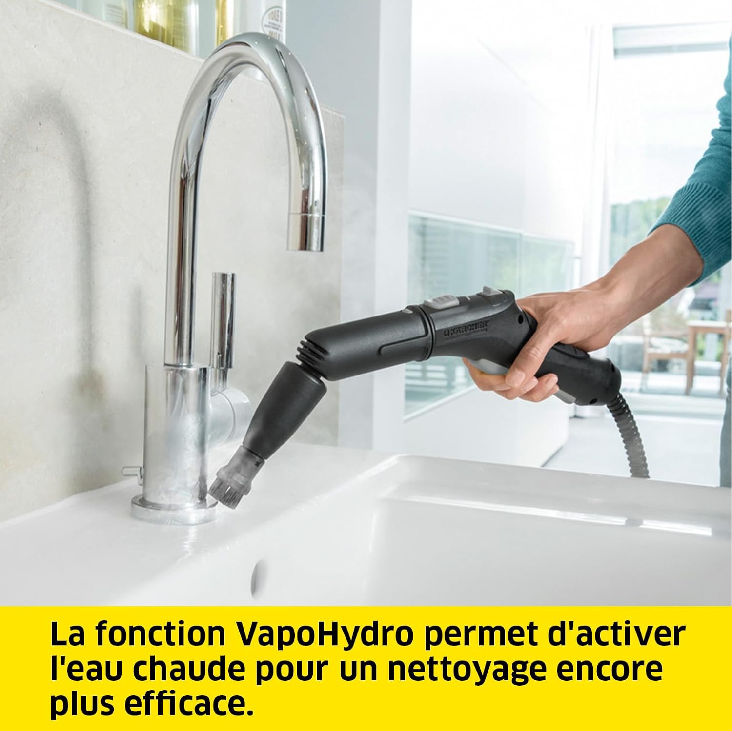 jardinito - SC 5 EasyFix Iron Plug - 0,5+1,5 L - Vapeur 4,2 bar, 150 m²