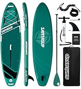 jardinito Stand Up Paddle Planche de Surf Sup Gonflable Complet Accessoires Pagaie Réglable, Pompe...