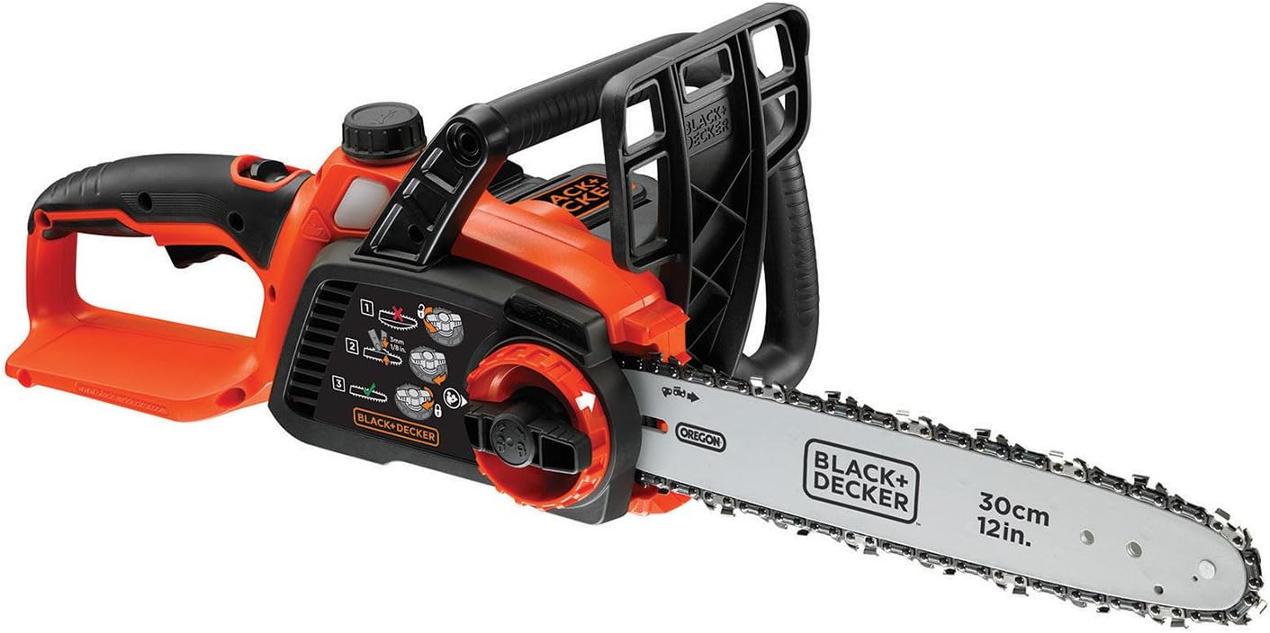 jardinito - Tronçonneuse 36V 30cm, coupe 23cm, lubrification auto, GKC3630LB-XJ
