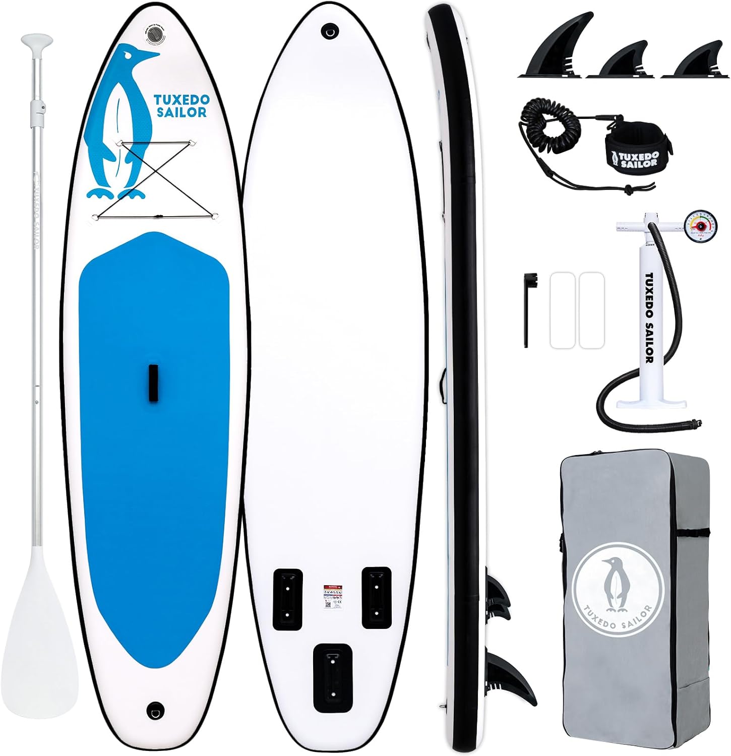 jardinito Paddle Gonflable Adulte, Planche de Stand Up Paddle Gonflable Sup Paddle Board Gonflable Planche à Pagaie Gonflable avec Accessoires Complets