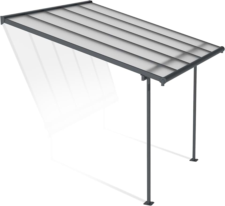 jardinito by jardinito - Pergola Sierra - 3x3,05m - aluminium & polycarbonate, moderne et élégante
