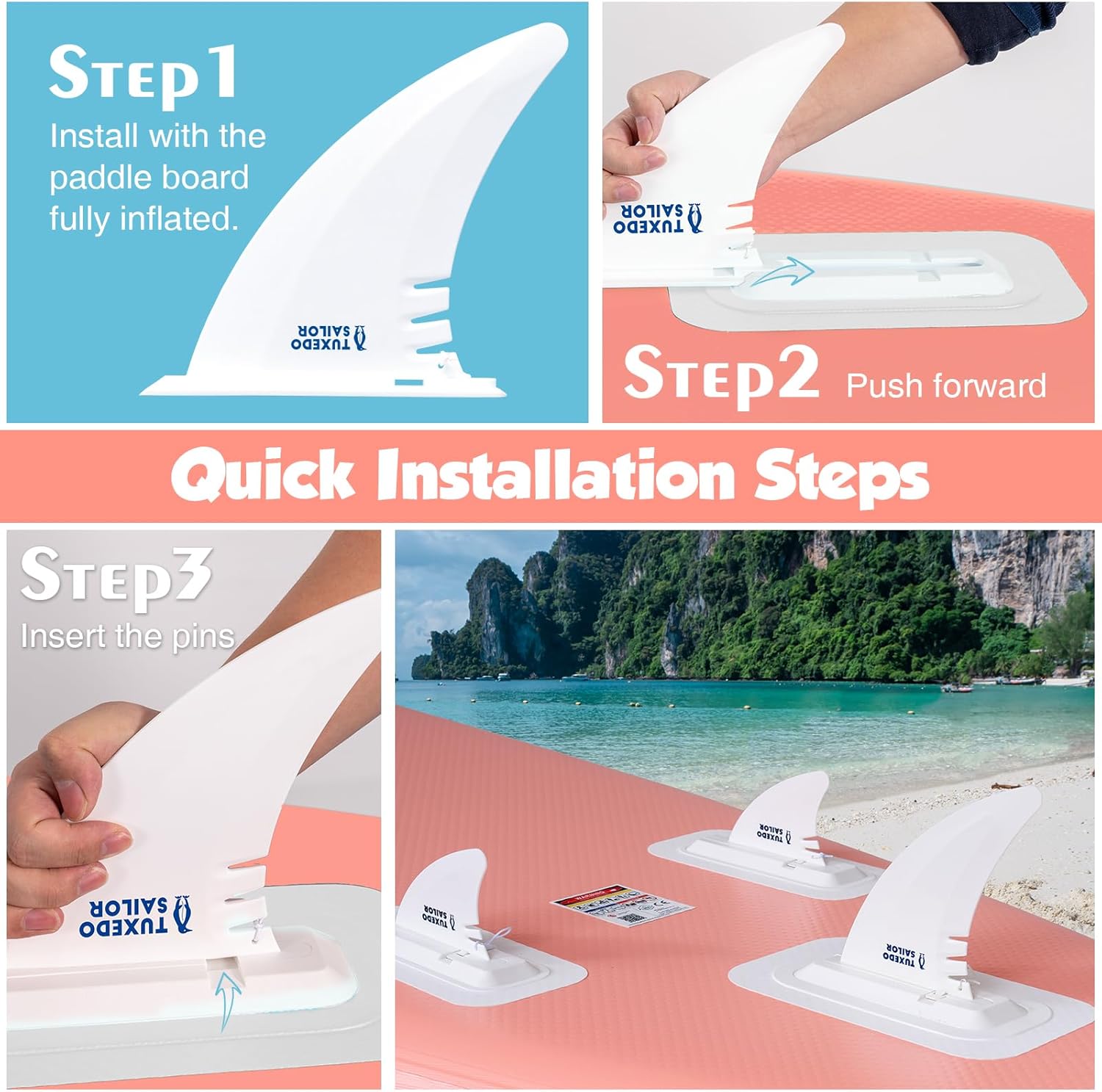 jardinito - Paddle Gonflable Adulte - SUP 320 cm - avec accessoires complets