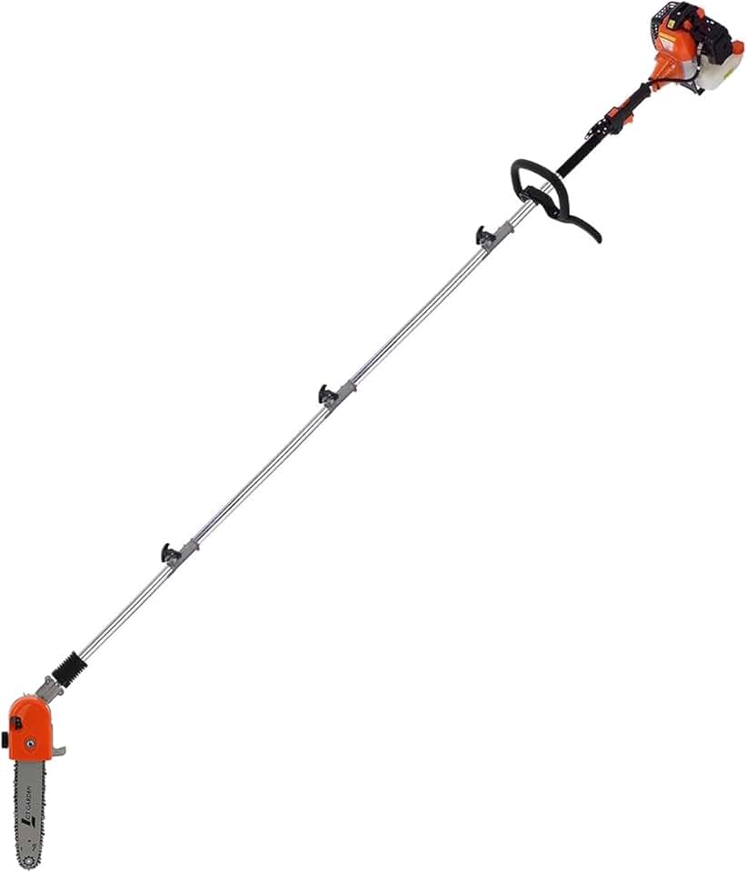 jardinito - Élagueuse thermique perche orientable 4,15m 52cm3 3CV