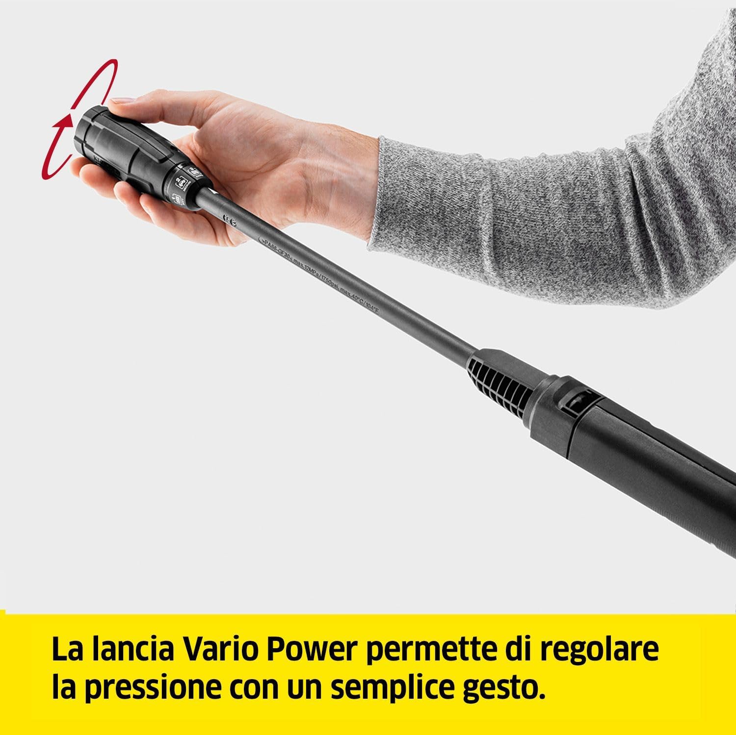 jardinito Nettoyeur Haute Pression K 5 Premium Power Control, Pression : max. 145 bar, Débit : 500 l/h, Surface : 40 m²/h, Poids : 13,9 kg, Flexible et Pistolet Haute Pression, Rotabuse, Lance