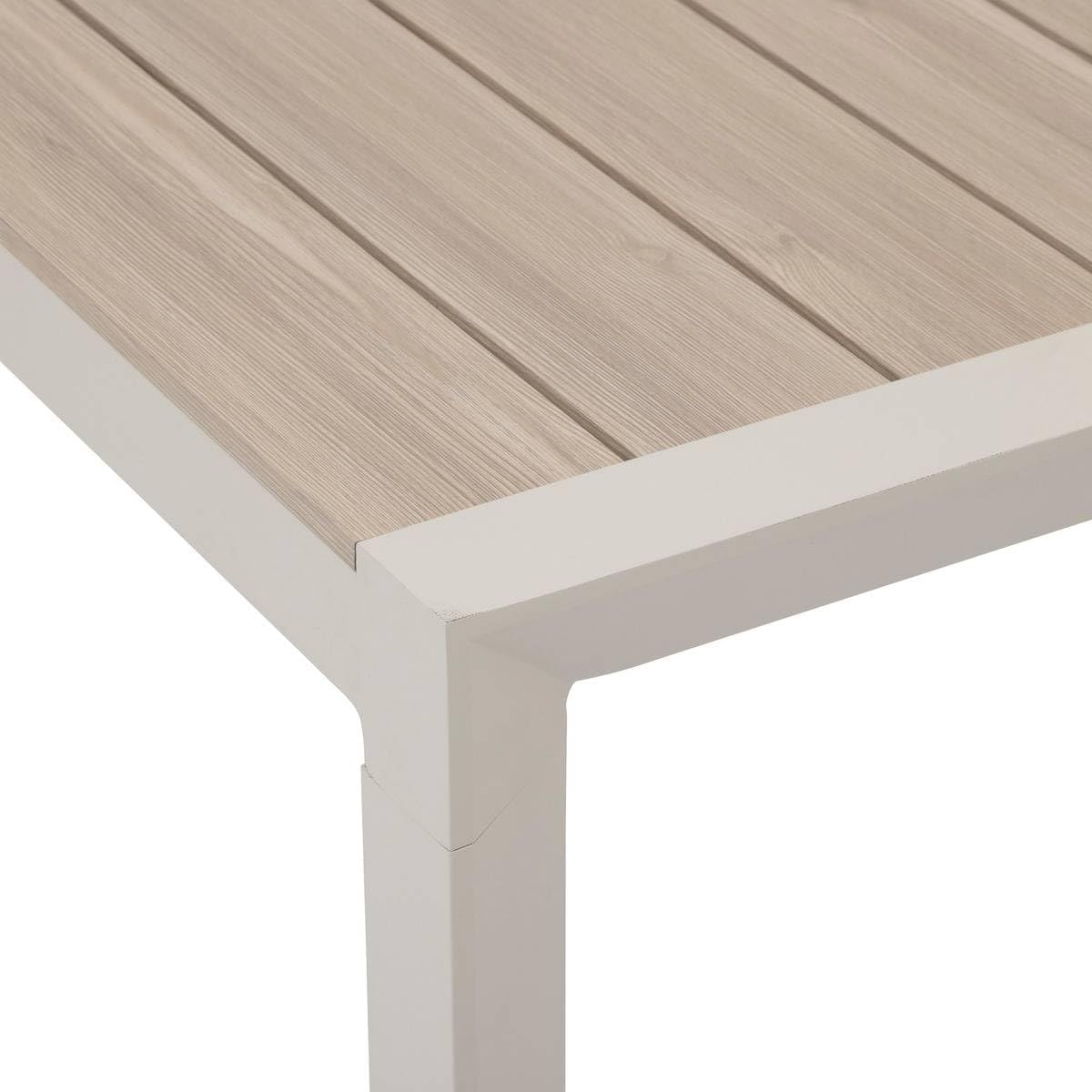 jardinito - Evasion 4 places - aluminium effet bois lin et argile