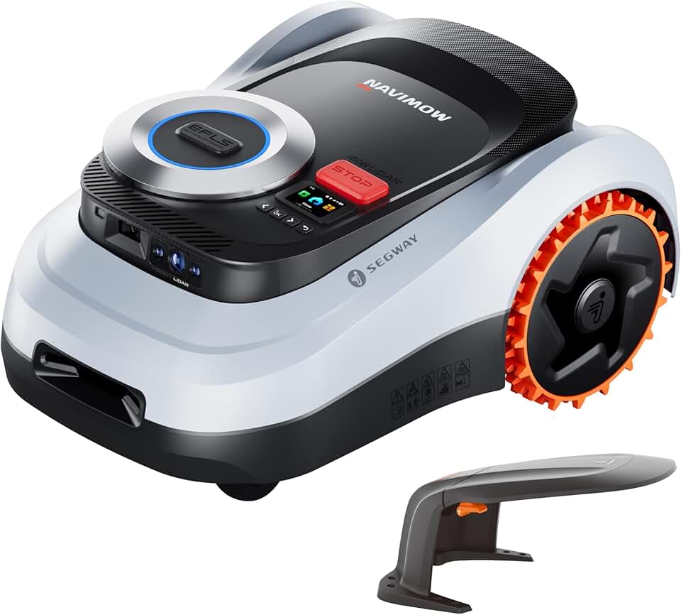 Segway - jardinito i208 - 800m² - Robot tondeuse LiDAR, garage, 4G, pentes 45%