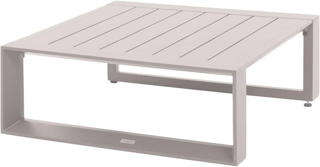 jardinito - Allure table basse jardin 79x79x30 cm - aluminium époxy
