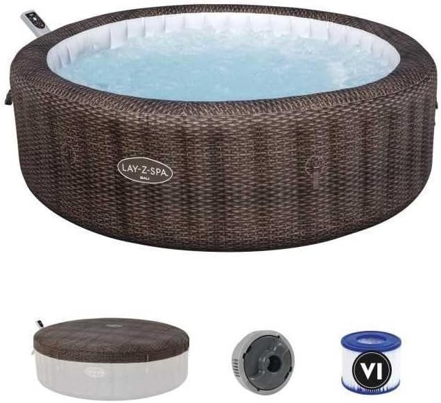 Bali - MaxHold EnergySense UltraFit, 2.16mx71cm, rond, marron, 7 places, AirJet - 85