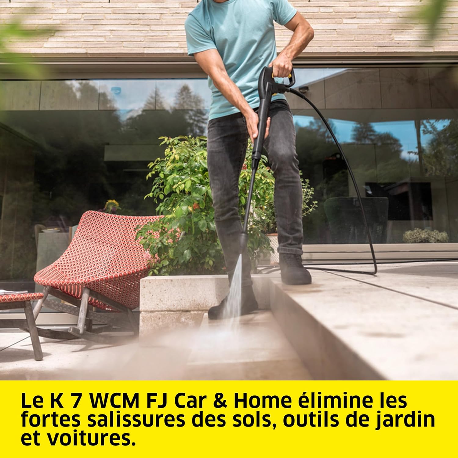 jardinito - K 7 WCM - 180 bar, 600 l/h, 60 m²/h, pistolet, accessoires - K7WCMFJ
