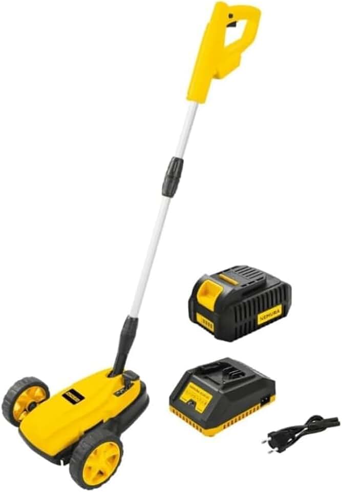jardinito - Mini Tondeuse 40V - 22cm coupe - Batterie 2Ah, chargeur rapide