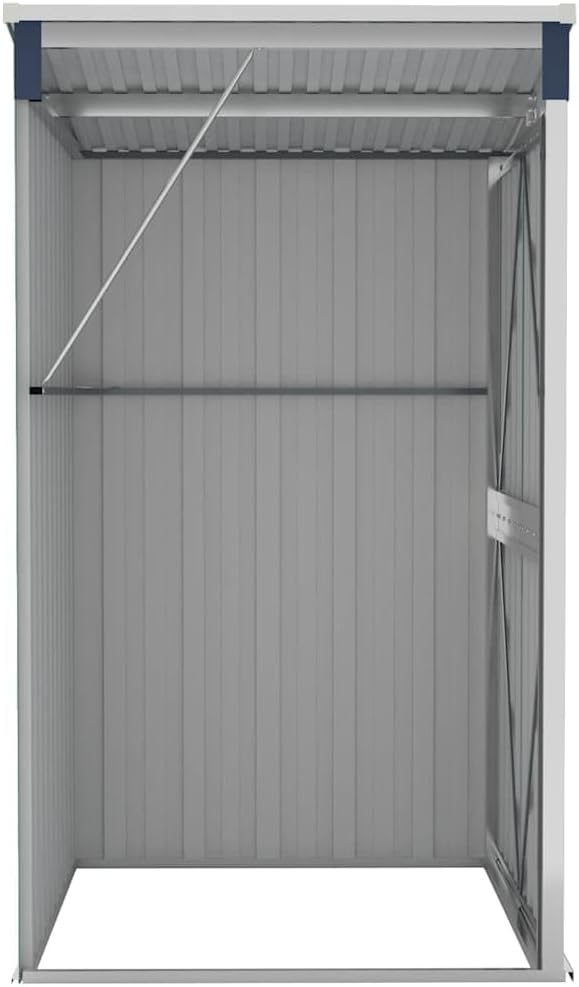 Remise de Jardin Murale - anthracite, acier, 118x100x178cm, 22.7kg