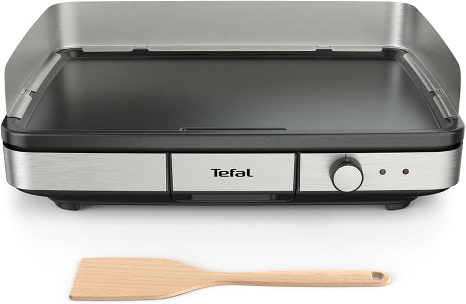 jardinito - Maxi Plancha Inox - XXL 10/12 pers. - thermostat réglable - CB690D12