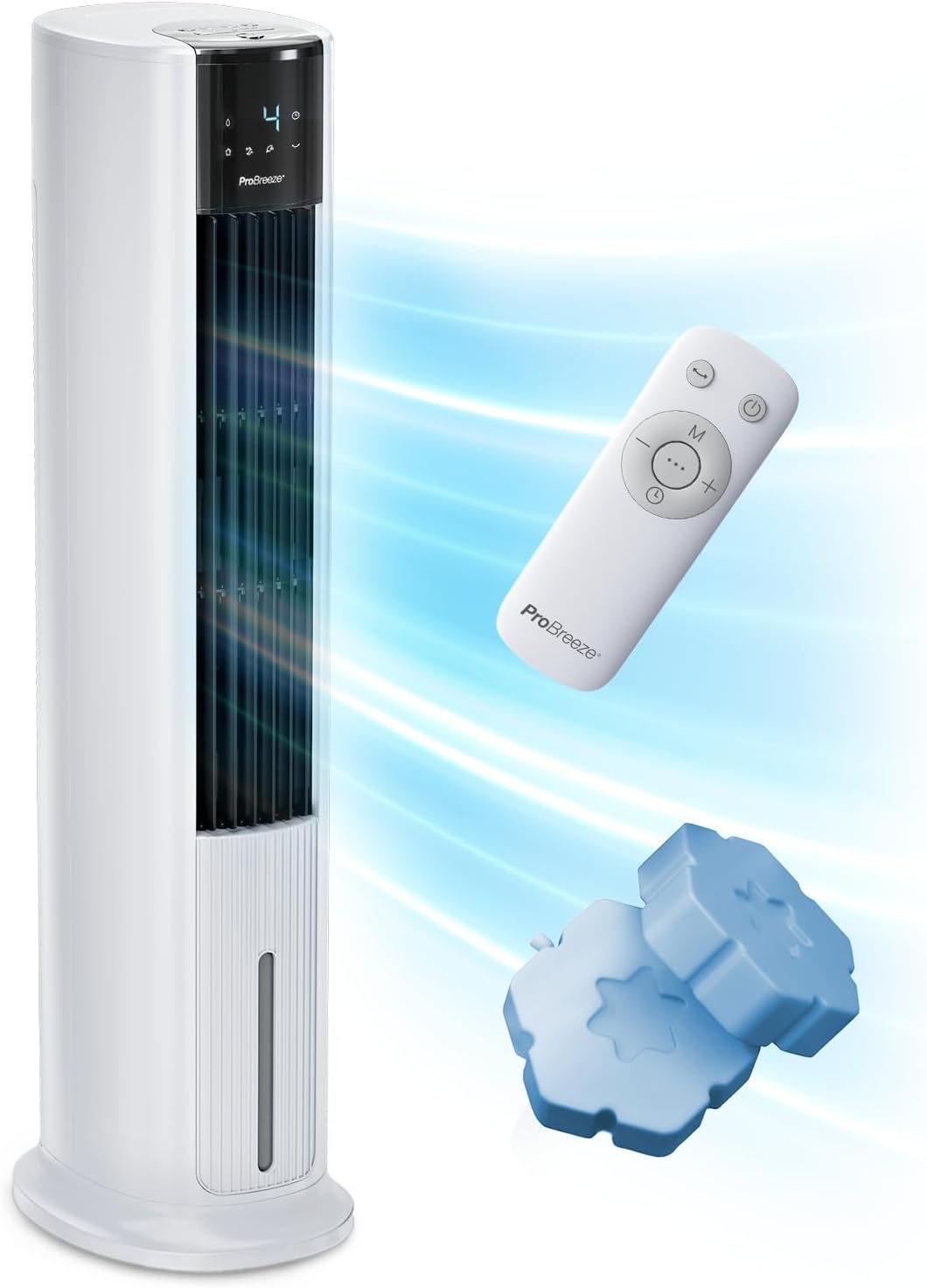 jardinito OmniAir Rafraichisseur d’Air 7L 3en1, 7 Vitesses, 3 Modes, Oscillant, Minuterie 10h, Climatiseur Mobile Sans Évacuation, Silencieux, Sans Conduit, Ventilateur Refroidisseur d'Air
