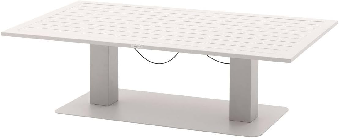 jardinito - Salimia - 150x80 cm - table jardin relevable, alu, 6-8 pers