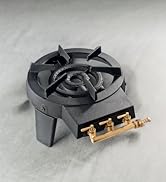 jardinito Réchaud à gaz 3 robinets en Fonte
