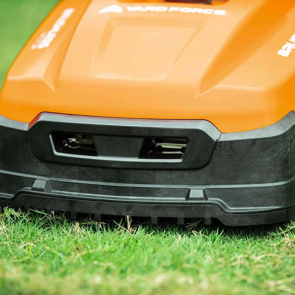 jardinito - Robot tondeuse Classic - 500m² - Bluetooth, noir/orange