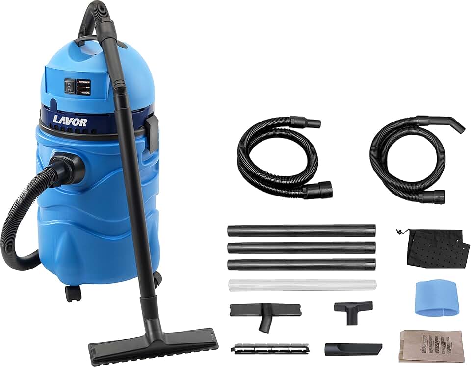 jardinito - Swimmy aspirateur piscine, 1600W, 27kPa, 70l/s, 20L