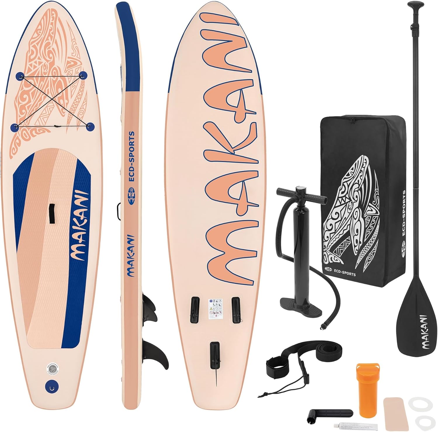jardinito Stand Up Surf Paddle Board Gonflable 305/308/320/380 cm | PVC | jusqu'à 120/150 kg | Épaisseur 10/15 cm | Planche de Surf Pagaie Sac de Transport Pompe à Air | Diverses Couleurs Modèles