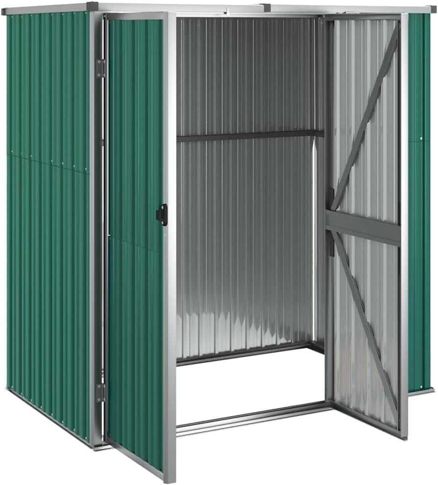 jardinito Abri à Outils de Jardin Vert 161x89x161 cm Acier galvanisé, Maison & Jardin, Pelouses & Jardins, Vie en extérieur, Structures extérieures, Cabanes & abris de Jardin, Vert, (Poids 29.62KG)