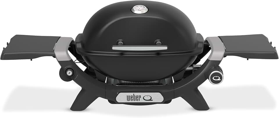 jardinito - Q 1200N - barbecue gaz compact, fonte émaillée, allumage électronique