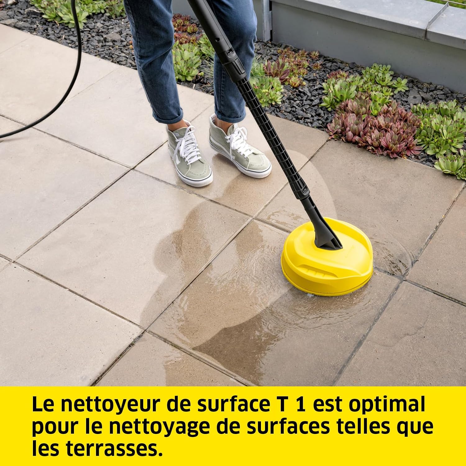 jardinito Nettoyeur Haute Pression K 3 Horizontal Plus Home, Pression : Max. 120 Bar, Débit : 380 l/h, Surface : 25 m²/h, Filtre à Eau, Poids : 3,6 kg, Flexible et Pistolet, Lance, Rotabuse, Home Kit