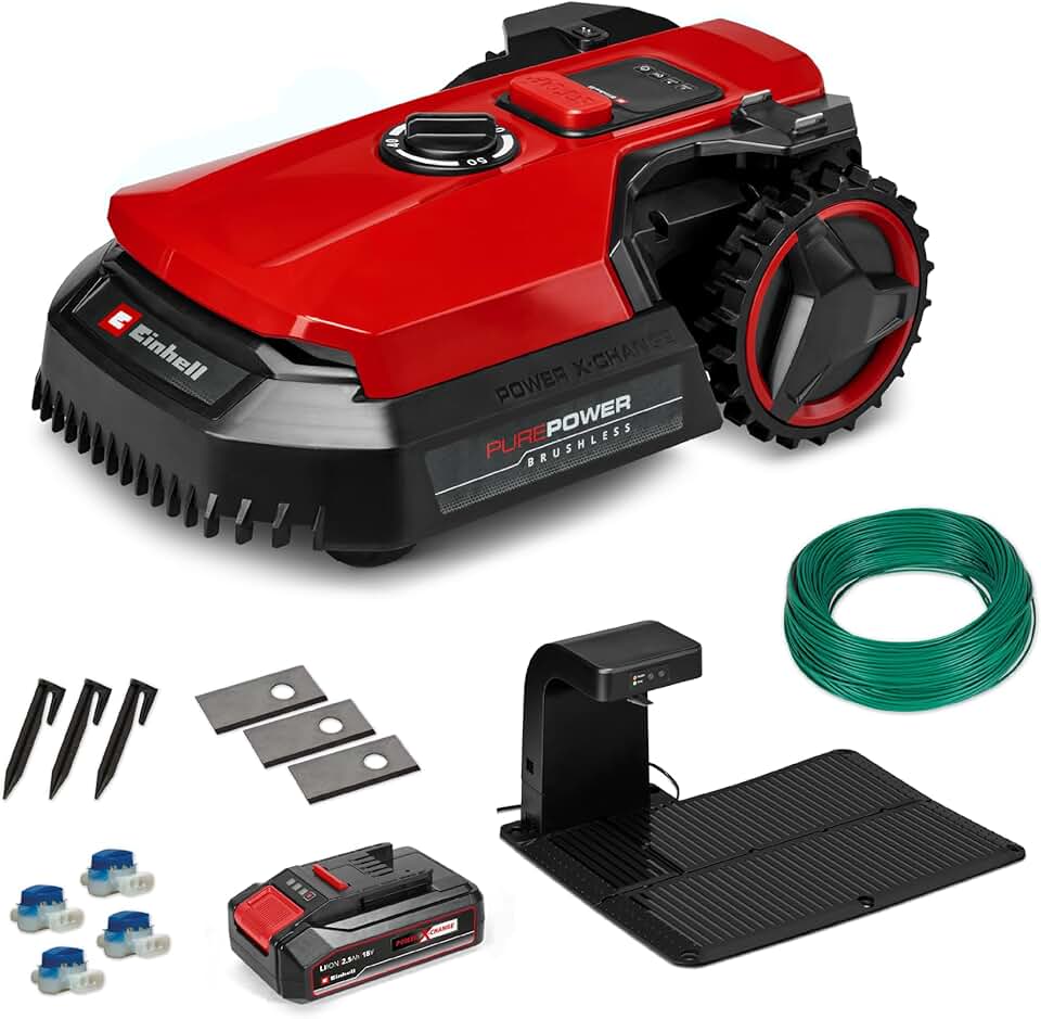 jardinito - FREELEXO 500 - robot tondeuse 500 m², batterie 2,5 Ah, app mobile IPX5